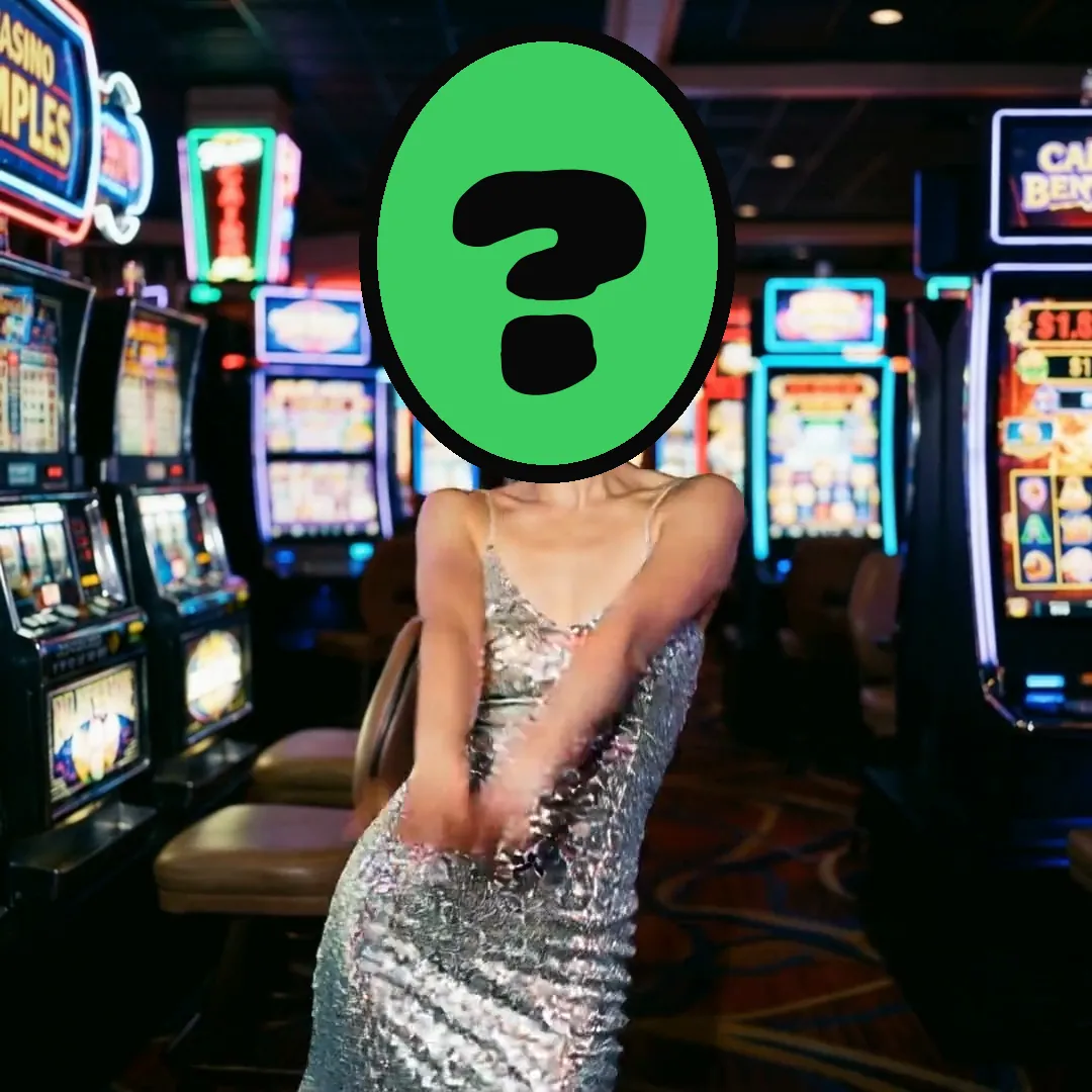 You Lost the Bet video card, scene 2: dancers with a ? where your face goes (poker night invitation)