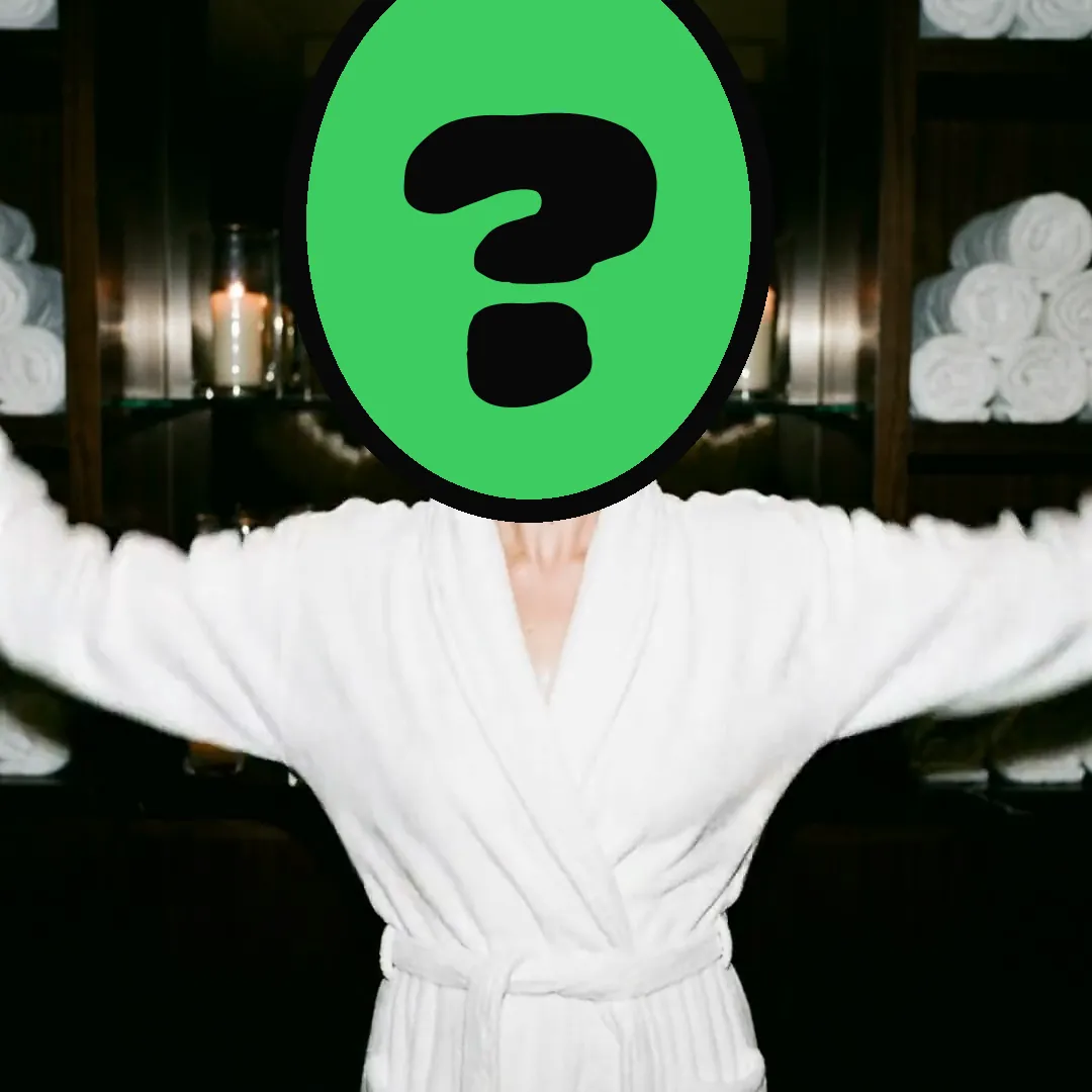 Not Subscribing video card, scene 2: dancers with a ? where your face goes (black friday ecard deals)