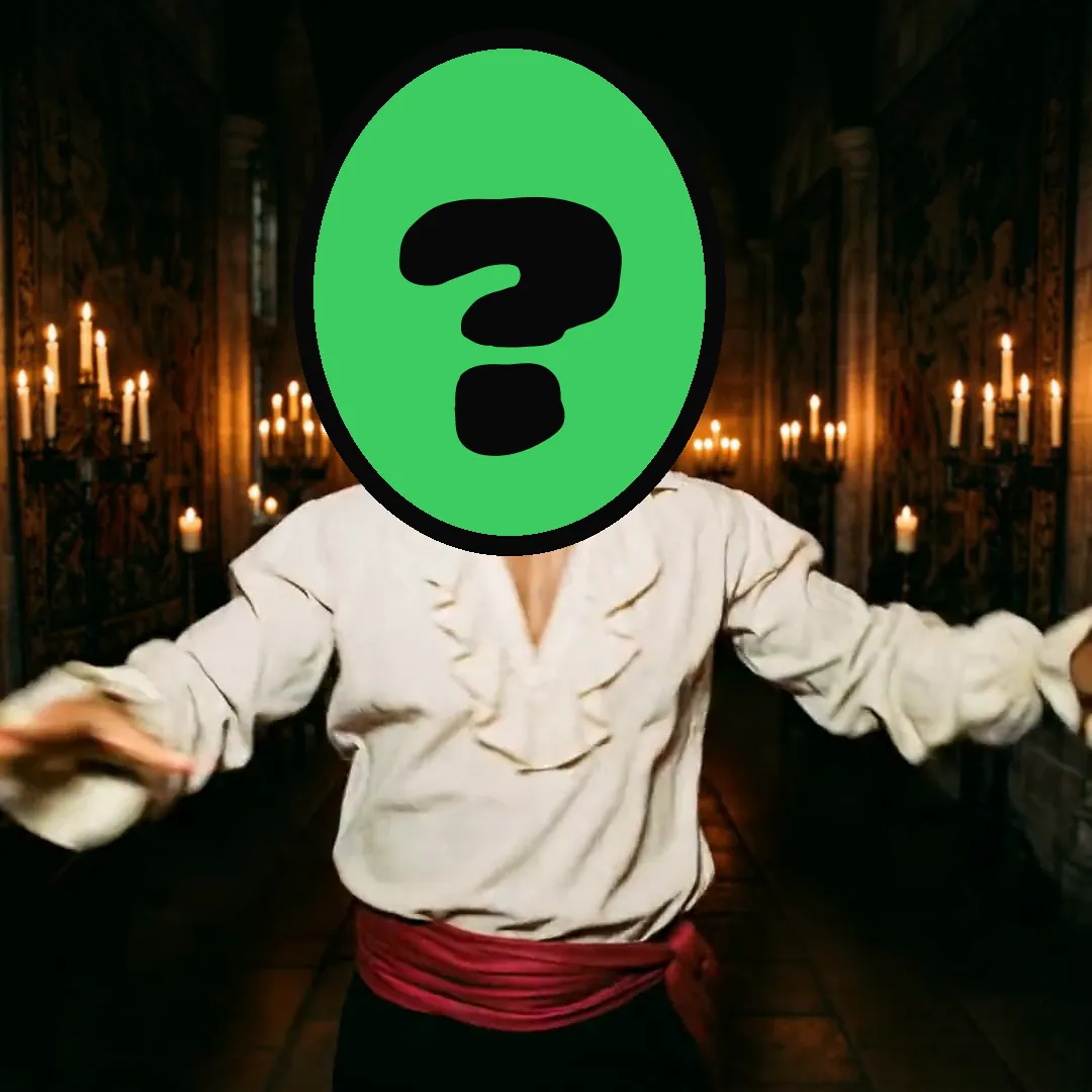 Hot Halloween video card, scene 3: dancers with a ? where your face goes (flirty halloween card for partner)