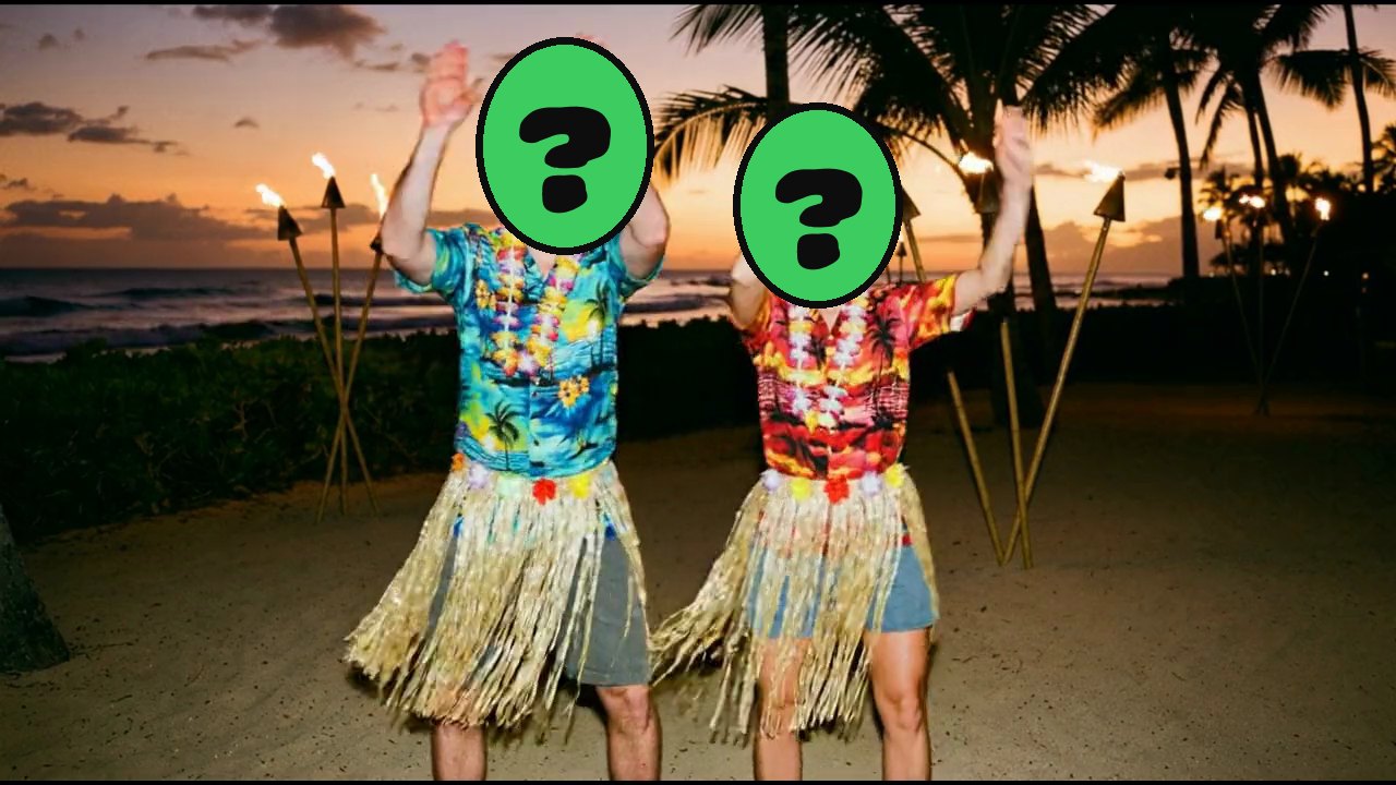 Birthday Luau video card